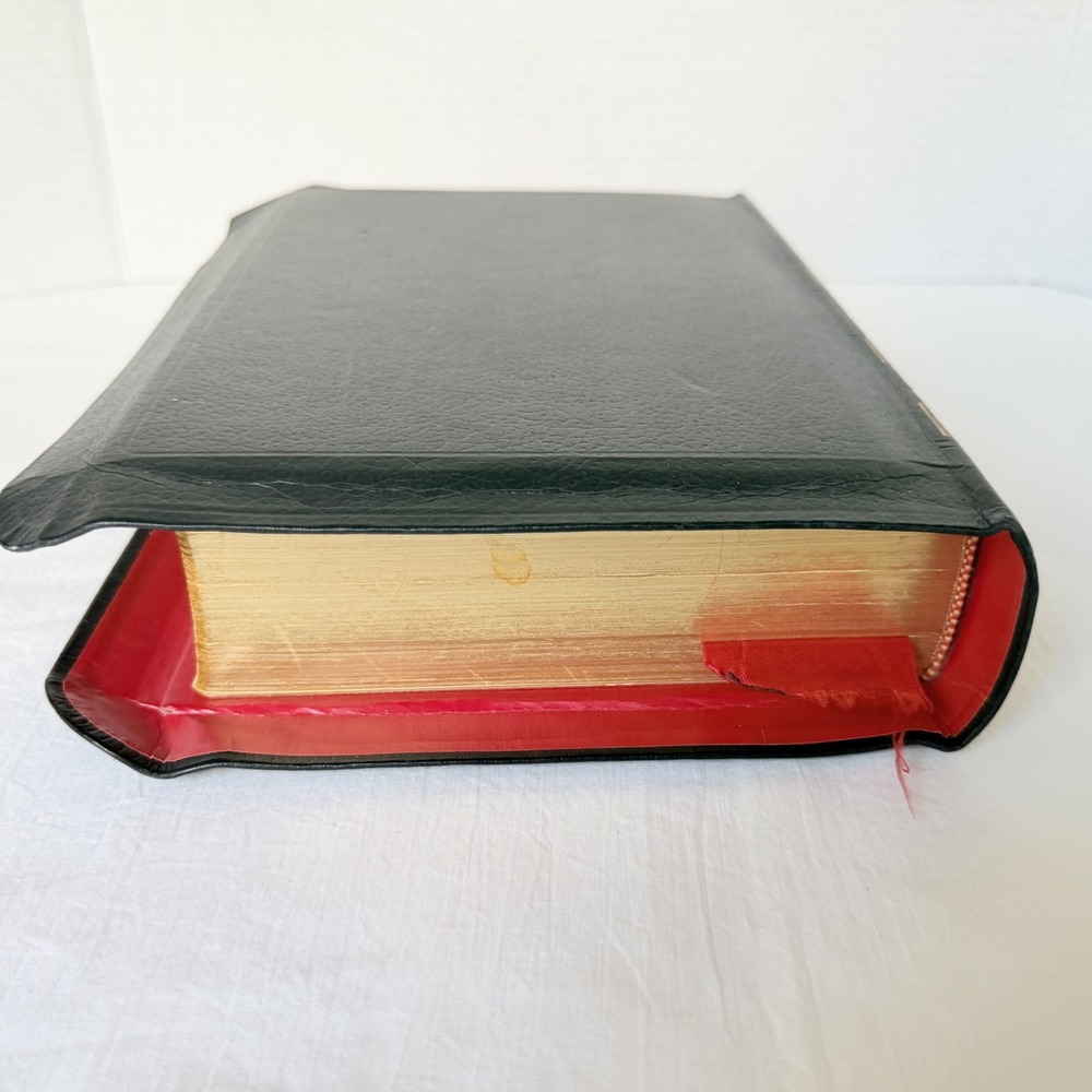 Libros Basicos Sagrada Biblia Spanish Family Bible Black Gold 1974 Good Catholic - Picture 14 of 16
